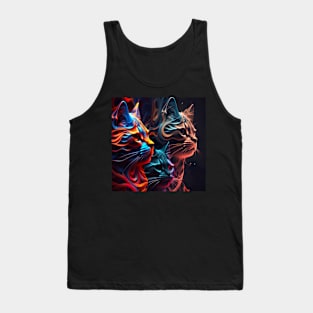 Abstract Cats Tank Top